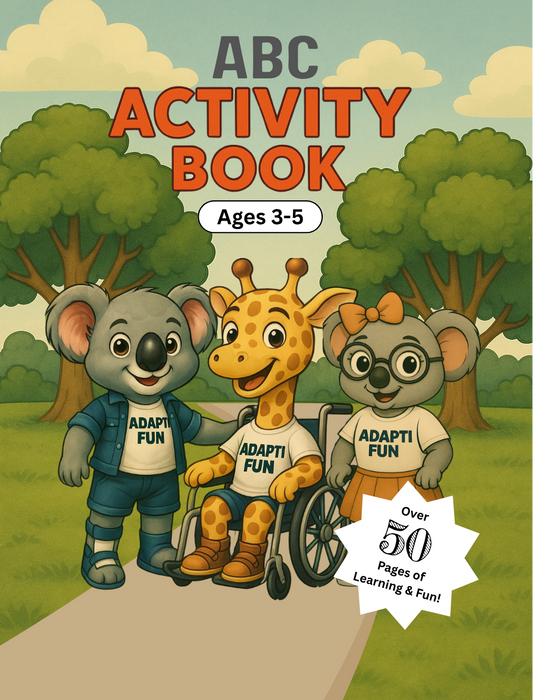 Adaptifun Activity Book: ABCs & Coloring
