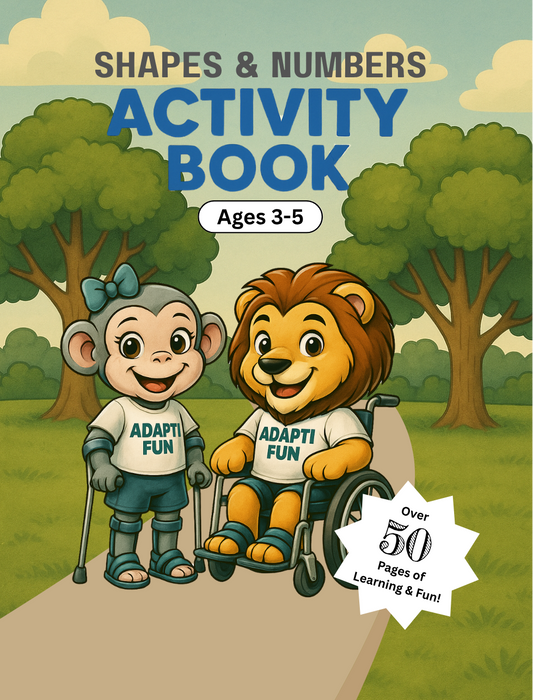Adaptifun Activity Book: Shapes & Numbers